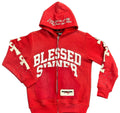 Cherry long sleeve zip up hoodie - Blessed Sinner Shop