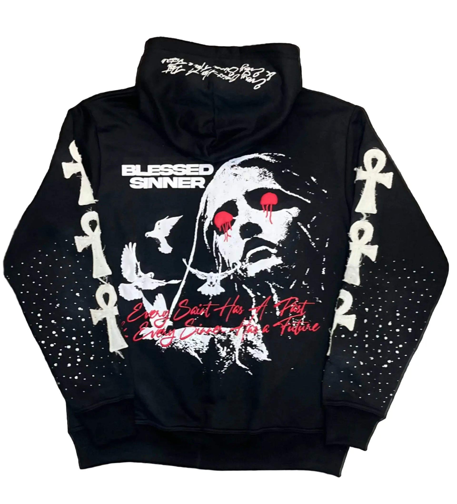 Blackberry long sleeve zip up hoodie - Blessed Sinner Shop