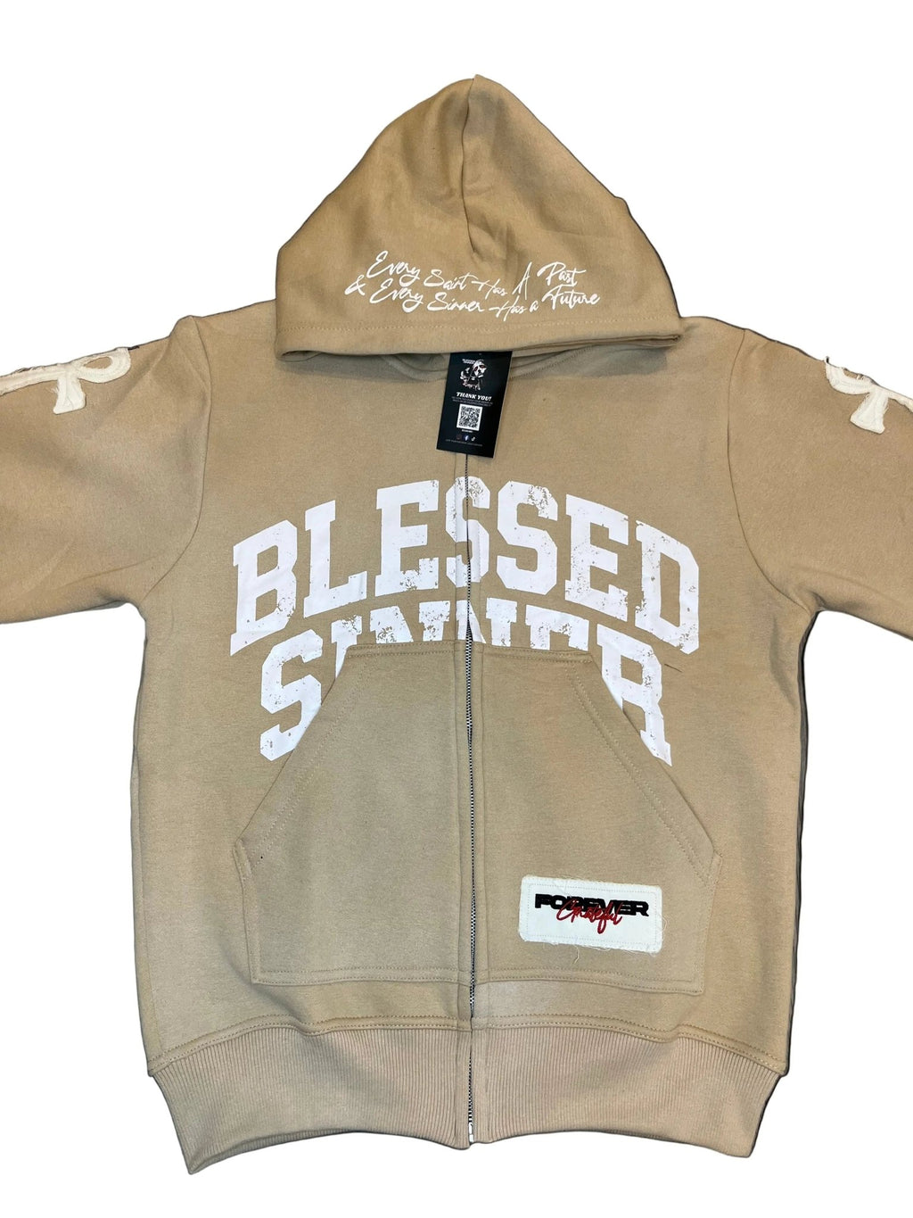 Pina Colada long sleeve zip up hoodie - Blessed Sinner Shop