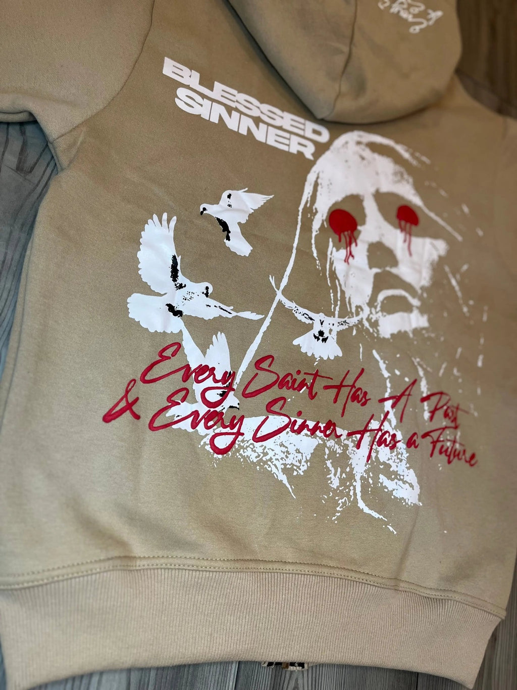 Pina Colada long sleeve zip up hoodie - Blessed Sinner Shop