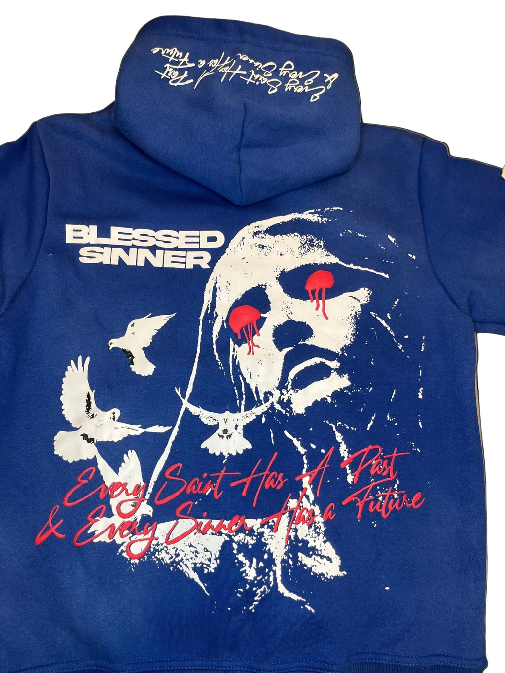 Royal Berry long sleeve zip up hoodie - Blessed Sinner Shop
