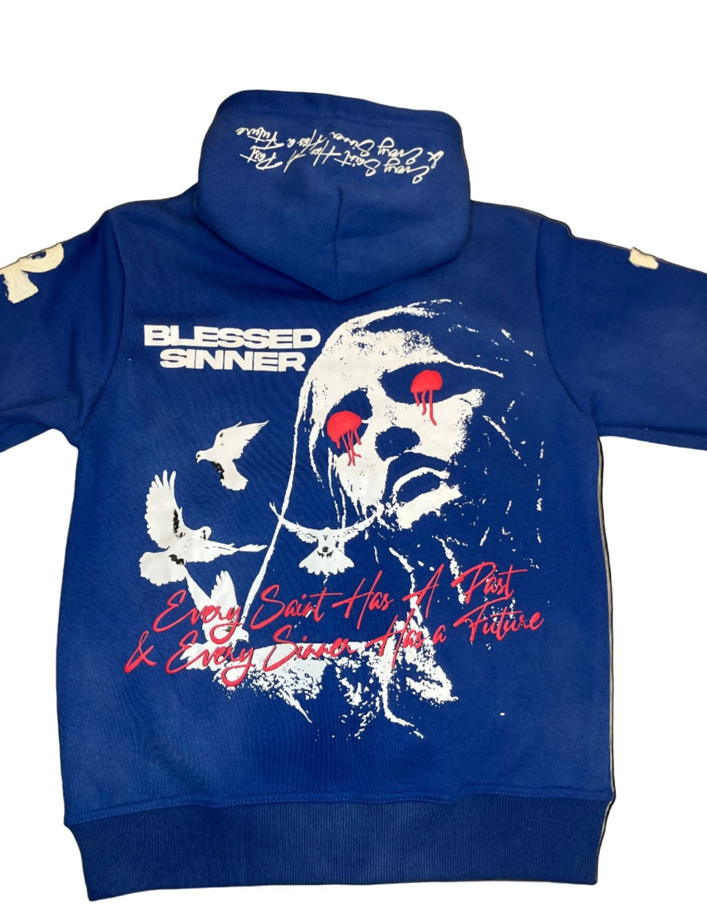 Royal Berry long sleeve zip up hoodie - Blessed Sinner Shop