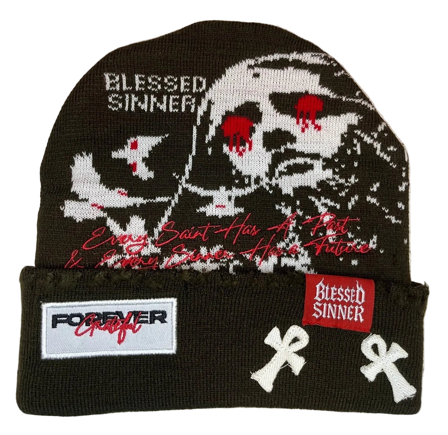 Blessed Sinner Beanie - Unisex Fashion Cozy Winter Wear - Blessed Sinner Shop
