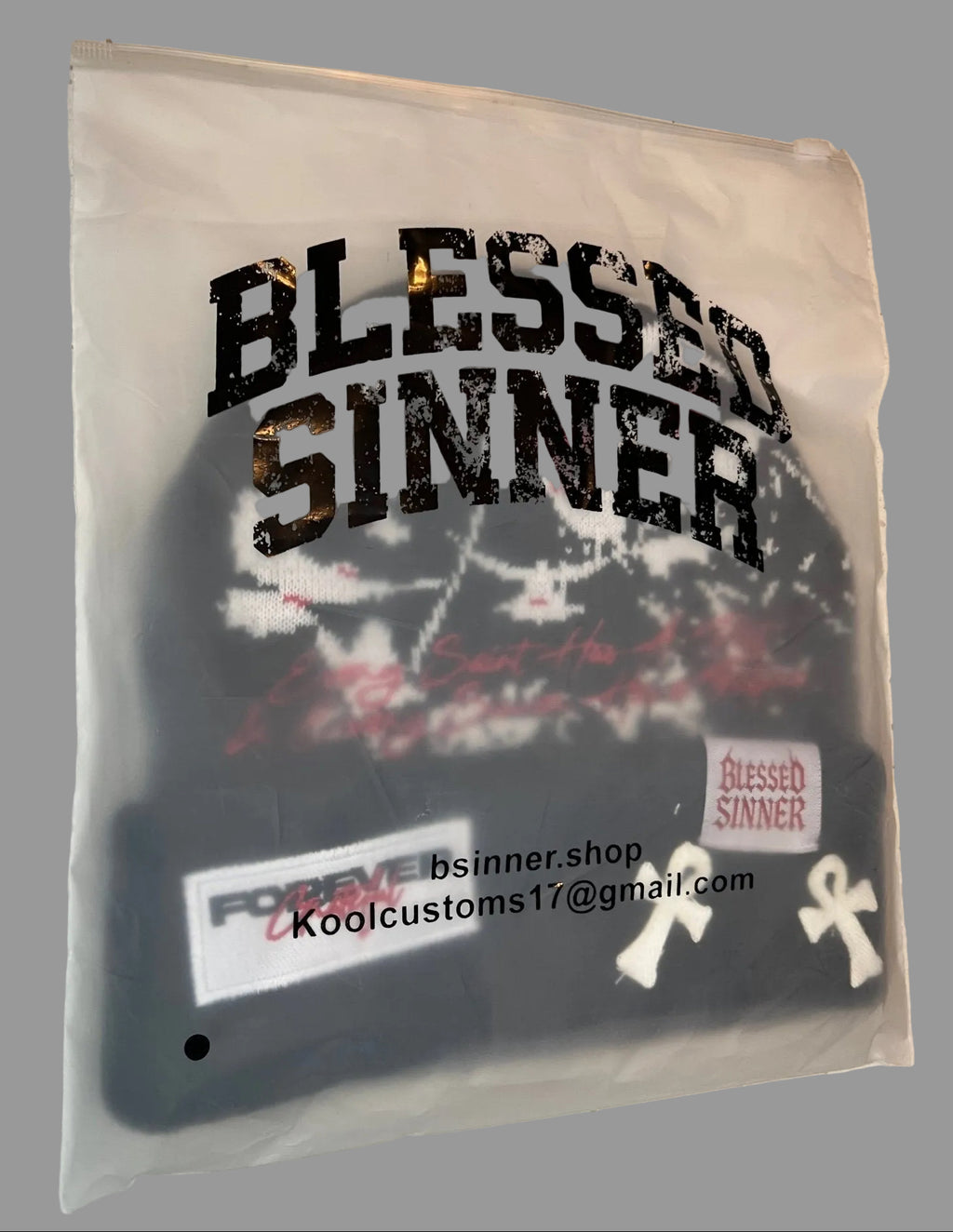 Blessed Sinner Beanie - Unisex Fashion Cozy Winter Wear - Blessed Sinner Shop