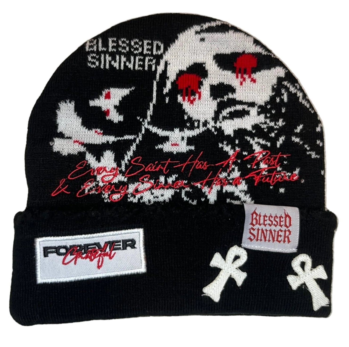 Blessed Sinner Beanie - Unisex Fashion Cozy Winter Wear - Blessed Sinner Shop