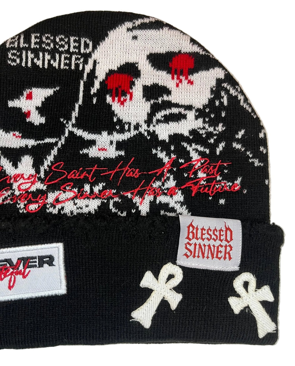 Blessed Sinner Beanie - Unisex Fashion Cozy Winter Wear - Blessed Sinner Shop